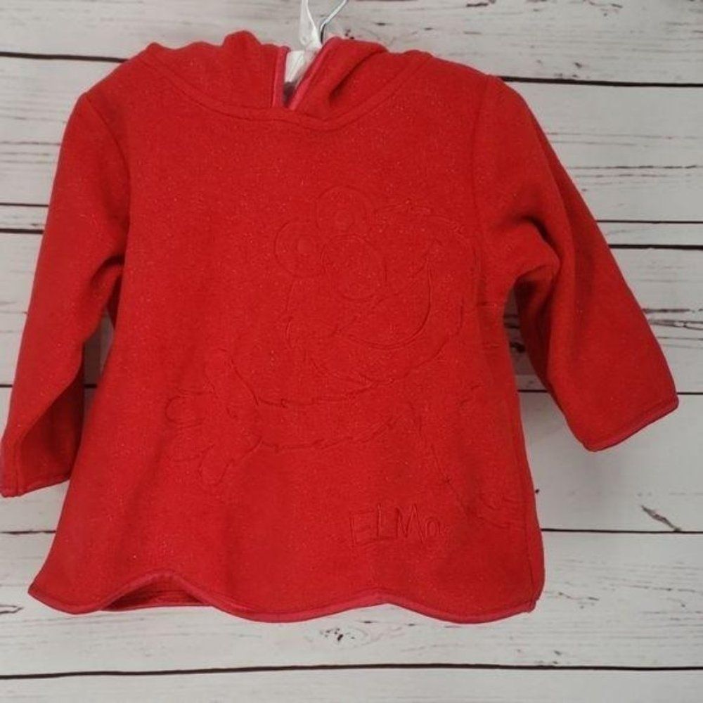 Sesame Street Elmo red hoodie pullover